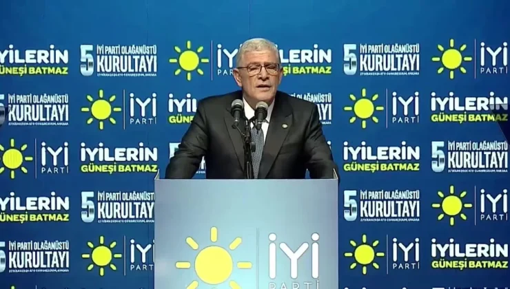 İYİ Parti Olağanüstü Kurultayında Müsavat Dervişoğlu’ndan Tayyip Erdoğan’a Hesaplaşma Çağrısı