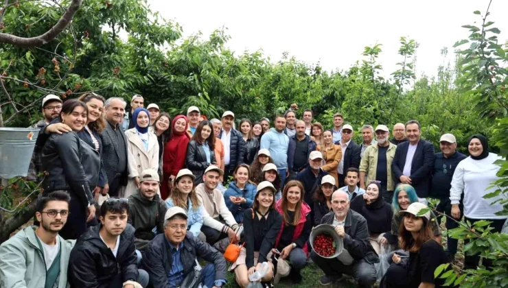 İzmir Kemalpaşa’da Kiraz Hasat Şenliği Düzenlendi