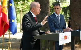 İspanyol muhabirin sorusu Cumhurbaşkanı Erdoğan’ı sinirlendirdi: Başını sallama, bak ben sallamıyorum