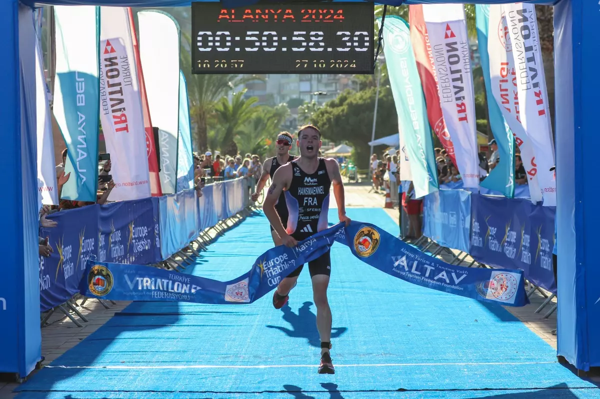 Alanya’da Avrupa Triatlon Kupası gerçekleştirildi