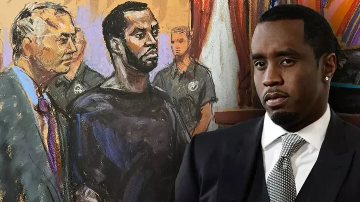 Mahkemeye zincirle getirilen Diddy, dava boyunca etrafına bakıp sırıttı