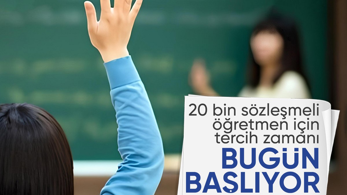 20 bin öğretmen için tercih süreci başlıyor