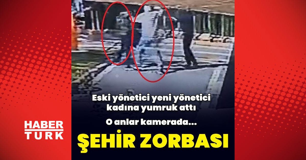 Eski yönetici, binanın yeni yöneticisi kadına yumruk attı