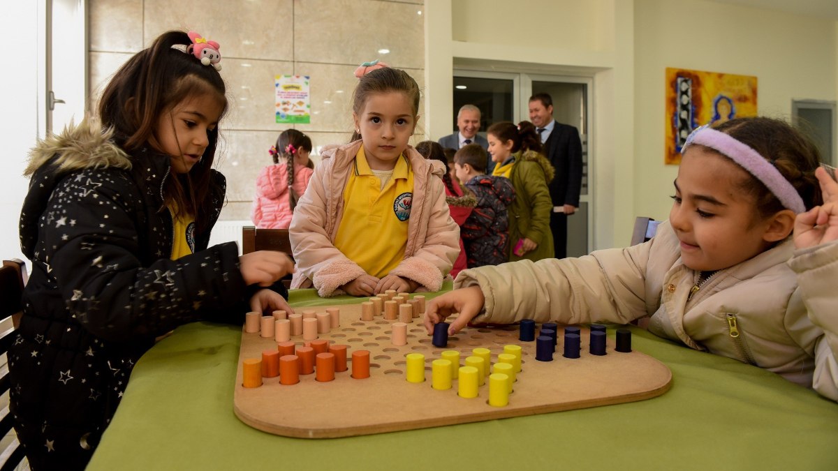 Kastamonu’da öğrenciler, ahşap zeka oyunları ile tanıştı