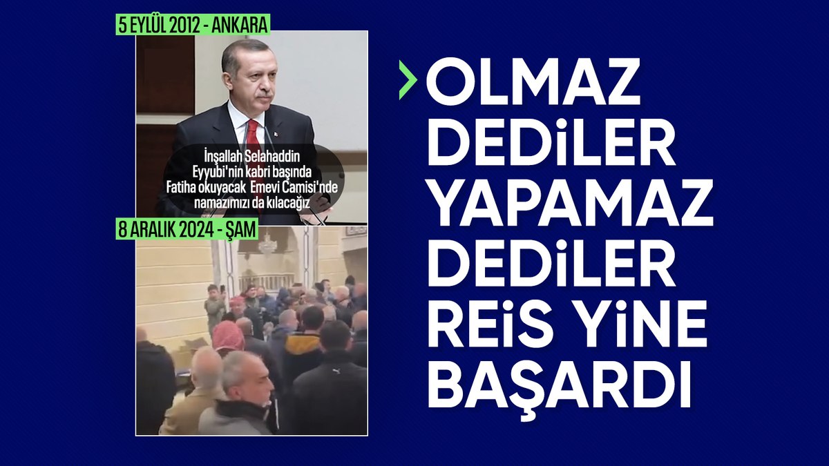 Cumhurbaşkanı Erdoğan’ın Suriye’yle ilgili yıllar önceki sözleri yeniden gündemde