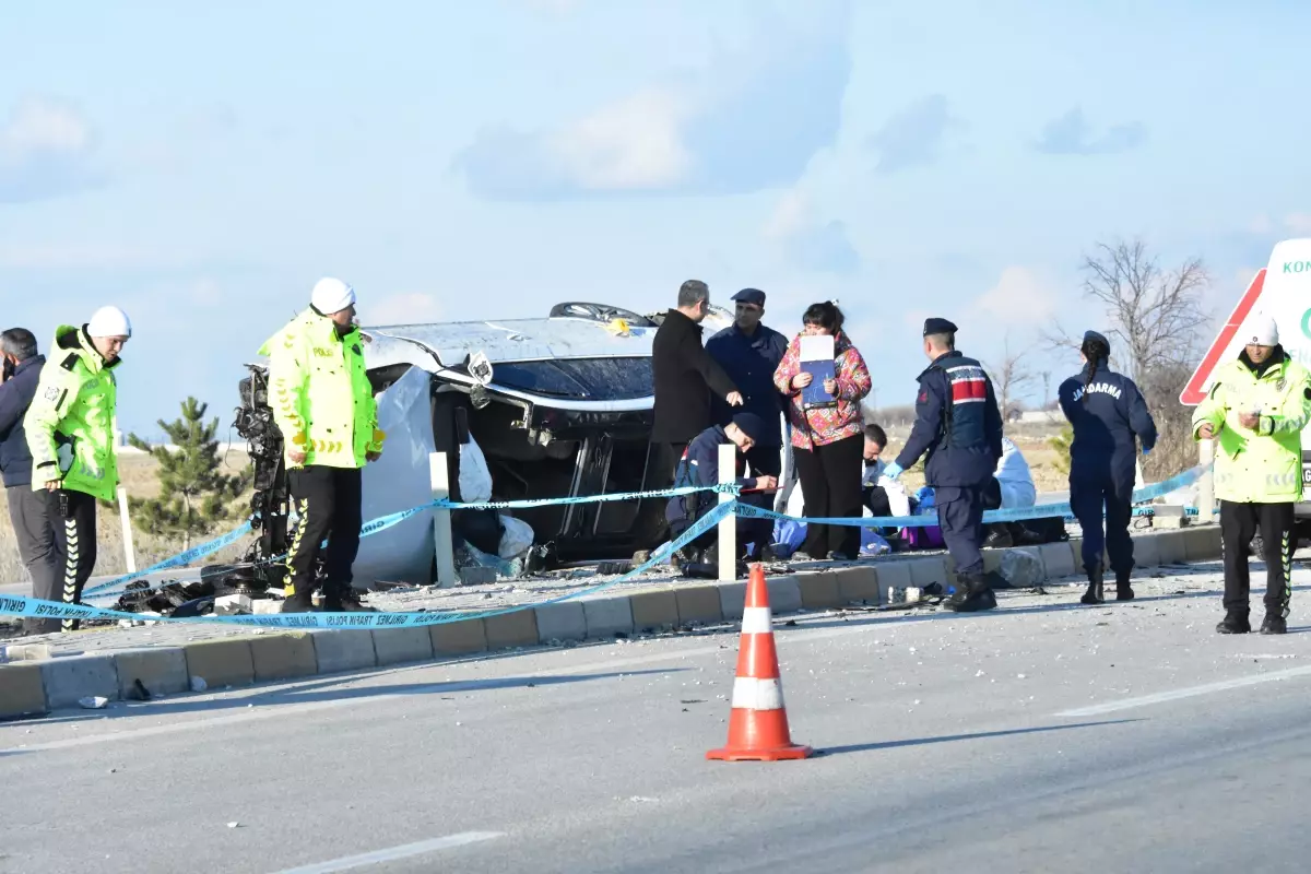 Konya’da Takla Atan Otomobilde 3 Kişi Hayatını Kaybetti